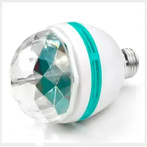 Bombillo Rotativo Luces Led Rgb Colores