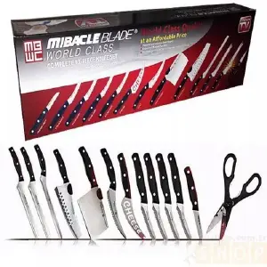 set de cuchillos  x 13 piezas