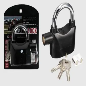 CANDADO PARA MOTO CON ALARMA