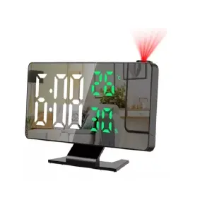 Reloj Digital Despertador Proyector Luz