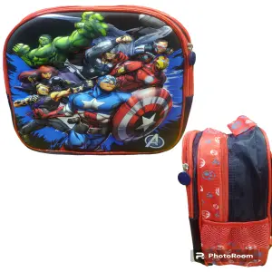 Morral escolar de 2 cierres para niños
