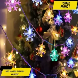 Luces de Cadena LED figuras Navideñas®