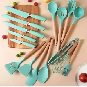 SET DE UTENSILIOS PARA COCINA DE 19 PCS