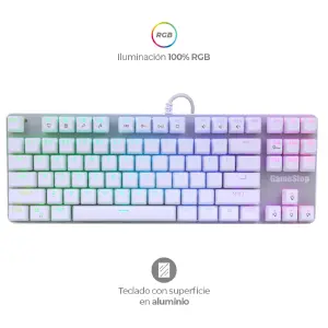 TECLADO MECANICO GAMER BLANCO RGB SWITCH