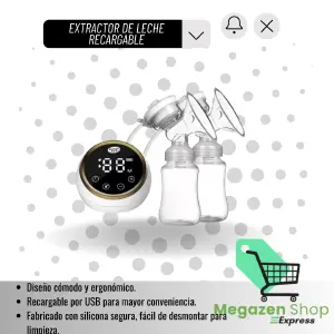 EXTRACTOR DE LECHE RECARGABLE
