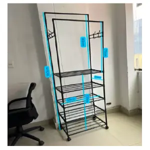 Organizador Zapatos Con Perchero Doble
