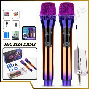 2 Micrófonos Recargables Tornasol: Captura el Sonido con Claridad y Estilo - 2 Micrófonos Recargables Tornasol