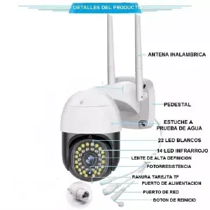 Camara De Seguridad Wifi Para Exteriores