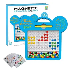 Juego Tablero De Dibujo Fichas Magnética