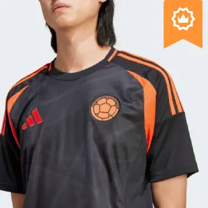 Camiseta Colombia tipo jugador Negra