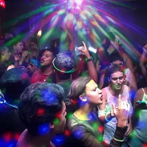 Bombillo Led  Giratorio Multicolor Fiest