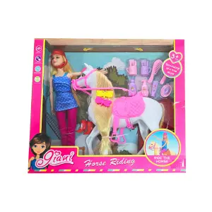 Muñeca Princesa Peine Pony Caballo Acces
