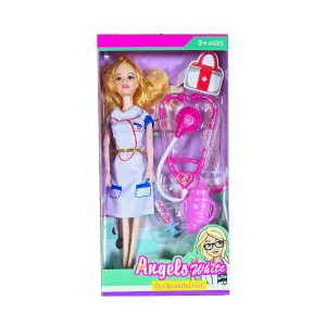 Muñeca Doctora Estetoscopio Jeringa