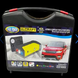 INICIADOR DE BATERÍA CON MINI COMPRESOR