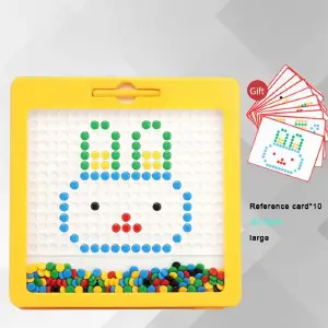 Tablero dibujo magnetico de perlas