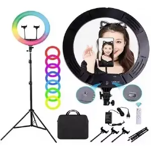 ARO DE LUZ RGB de 45 CM: Ilumina tu Mundo - ARO DE LUZ 45 CM RGB