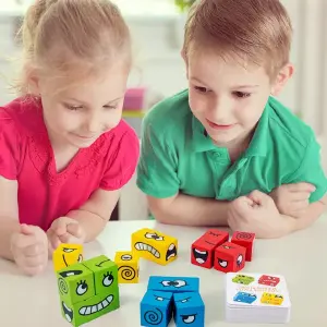 Juego De Mesa Cubos de madera