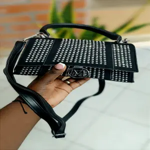 Bolso cartera tipo Balenciaga en perla