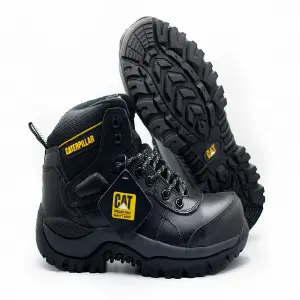 Bota Caterpillar 1333 Negro (Con Puntera