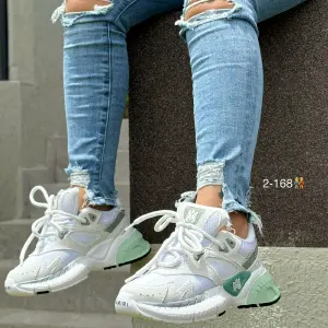 Tenis Amiri Dama Blanco Verde Ly