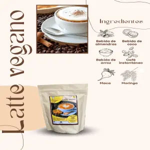 Té de Latte Vegano Natural café ins⚡