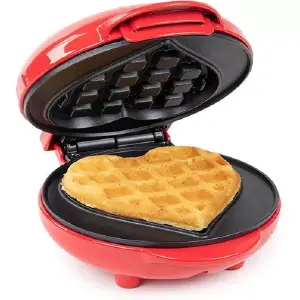 Wafflera forma Corazón pancakes