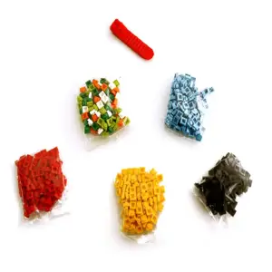Lonchera Fiambrera Lego + 500 Bloques de