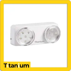 LAMPARA LED DE EMERGENCIA TITANIUM 2X3W