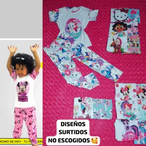 HERMOSAS PIJAMAS DE NIÑA EN PANTALON