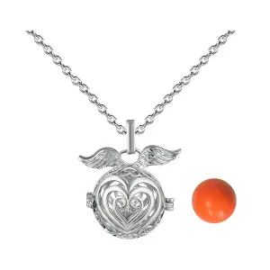Collar Llamador De Angel Corazon Corazon