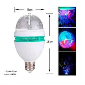 Bombillo Giratorio Proyector Led