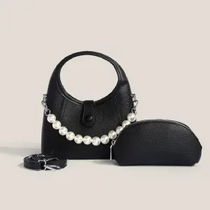 Bolsos de Mano con Cadena de Perlas