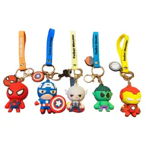 LLAVERO DIVERTIDOS FIGURA SUPERHEROES