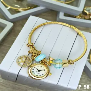 RELOJ PULSERA DORD PERLA AZUL DIJE ARBOL