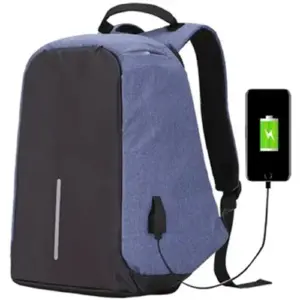 Maleta Antirrobo Mochila Seguridad Azul