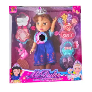 Muñeca Princesa Vestido Negro Cuento