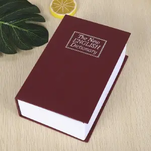 Libro Caja Fuerte Camuflado Combinación