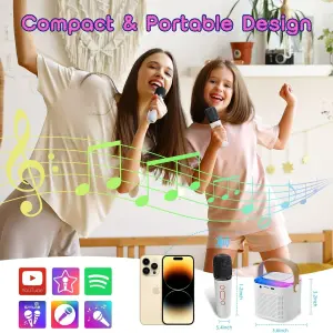 Mini Maquina De Karaoke Altavoz BT