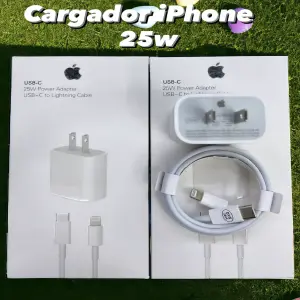 Cargador iPhone  25w carga rápida