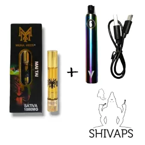 COMBO ALL IN VAPE + DESTILADO MUHA MEDS