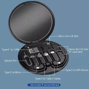 Caja Adaptadores Otg Kit Cables De Carga