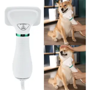 Secador De Pelo Peine Para Mascotas 2en1