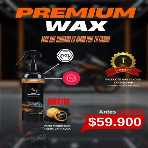 NANO CERAMICO PREMIUM WAX 120 ML: Brillo y Protección Inigualables - NANO CERAMICO PREMIUM WAX 120 ML