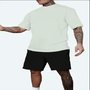 Camiseta Pantaloneta Conjunto NEGRO+BEIG