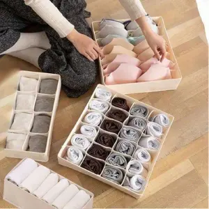 Organizador Ropa Interior x4: ¡Mantén tu cajón impecable! - Organizador Ropa Interior x4