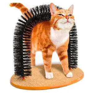 Arco Masajeador y Rascador Para Gatos