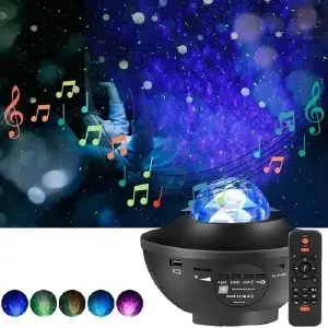 Lampara Proyector Bluetooth Starry Luces