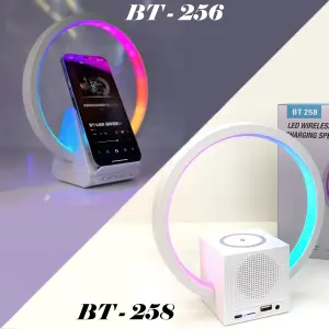 Altavoz Carga Inalámbrica y Luces LED
