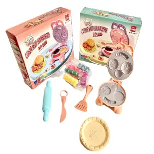 Juego De Plastilina Set Comida Rapida