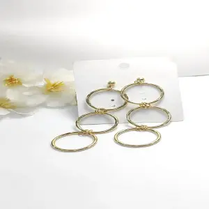 ARETA DORADA LARGA DE ELEGANTE